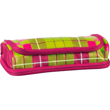 Пенал школьный Brunnen Case Duo, на молнии, 22 х 11 х 6 см Розово-зеленый - 3